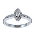 14k White Gold 2/5ct TDW Diamond Engagement Ring