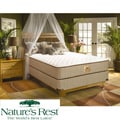 Nature's Rest by Spring Air Tahoe Firm Zoned Latex Foam Twin-size Mattress Set