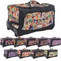 Olympia Supreme Printed Polyester 26-inch Rolling Duffel