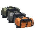 Olympia 30-inch Jacquard Fabric Rolling Duffel Bag
