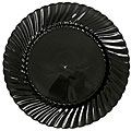 WNA Comet EarthSense 6-in Black Plastic Plates (Case of 180)