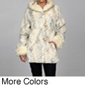 Nuage Women's Faux Fur Hooded Coat