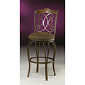 Athena 30-inch Cowboy Brown Swivel Bar Stool