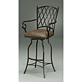 Atrium 26-inch Florentine Coffee Swivel Bar Stool