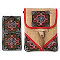 'Ultimate Red' Hemp Purse and Phone Pouch (Thailand)