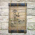 Palm Leaf 'The Flying Goddess' Wall Hanging (Indonesia)