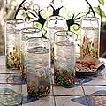 Set of 6 'Confetti' Highball Glasses (Mexico)