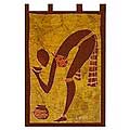 'Long Cool Drink' Batik Wall Hanging (Ghana)