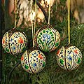 Set of 4 'Holiday Galaxy' Ornaments (India)
