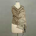 Wool 'Radiant Earth' Shawl (India)