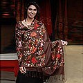 Wool 'Garden of Love' Shawl (India)