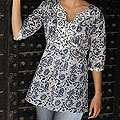 Women's Cotton 'Summer Song' Blouse (India)