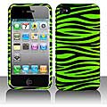 Green Zebra Apple iPhone 4 Protector Case