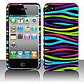 Rainbow Zebra Apple iPhone 4 Protector Case