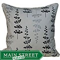Jiti Pillows Outdoor Black Leaves Decorative Pillow