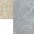Handmade Alexa Neutrals and Textures Ribbons Wool Rug (7'6 x 9'6)