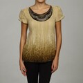 Free useful hints on Long Miraclesuit Piano Print Beaded Necklace Pleat Top