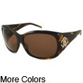 Roberto Cavalli Women's 'Calcedonio ' Oversize Sunglasses