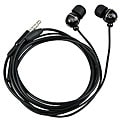 Black Universal 3.5 mm Stereo Headset with On Off and Mic
