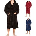 Fleece Hooded Bathrobe