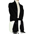 Peach Couture Hand-knotted Black Wrap