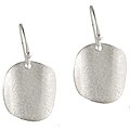 Sterling Silver Oval Dangle Earrings