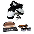 Men's Golf Slippers/ Tour Vision Fairways HD Sunglasses Gift Combo
