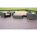 buying patio furniture information Savannah Outdoor Rylan 5-piece Resin Wicker Patio Furniture Set