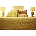 Organic Cotton Virginie Jaune King-size Quilt (India)