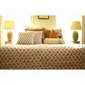 Organic Cotton 'Virginie Violette' King-size Quilt (India)