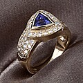 Encore by Le Vian 14k Gold Tanzanite and 5/8ct TDW Diamond Ring (J-K, I1-I2)