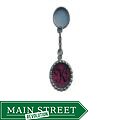 Bow Clippeez 2 Envy Monogram Bottle Cap Key Chain