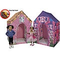 2-in-1 Cottage Princess Castle Play House Tent