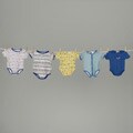 Papush Boy's Bodysuit, Hats, Booties, and Bibs Set