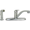 Price Pfister Polished Chrome Swivel Kitchen Faucet with Side Spray