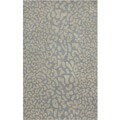 Hand-tufted Whimsy Blue Wool Rug (5' x 8')