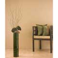 Green Bamboo/ Curly Willow 25-inch Cylinder Floor Vase