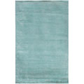 Hand-loomed Haiden Blue Wool/ Viscose Rug (3'6 x 5'6)