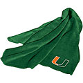 University of Miami 'Hurricanes' Fleece Throw