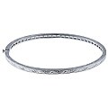 Tacori IV Sterling Silver Cubic Zirconia Bangle