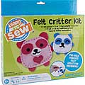 Learn To Sew Panda Felt Critters Kit