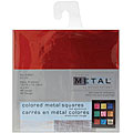 Walnut Hollow Red Metal Squares (Pack of 8)
