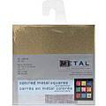 Walnut Hollow Gold Metal Squares (Pack of 8)