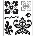 Basic Grey Olivia Adornment Clear Self-Cling Bitsy Stamp