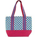 Blue Dot CanvasTote Bag