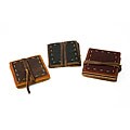 Set of 4 Leather Square Coasters (USA)