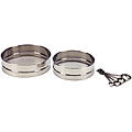 Stainless Steel 6-piece Set with Sieves and Measuring Spoons