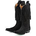 Lane Boots Women's 'Fringe of Night' Suede Mid-calf Boots