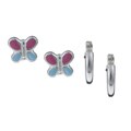 Sterling Essentials Sterling Silver Stud and Hoop Earrings Set