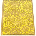 Free connected guideline for Notecard Enchantment Lily Set of 12 Handmade Paper 4x6-inch Ornate Yellow Note Cards (Nepal)